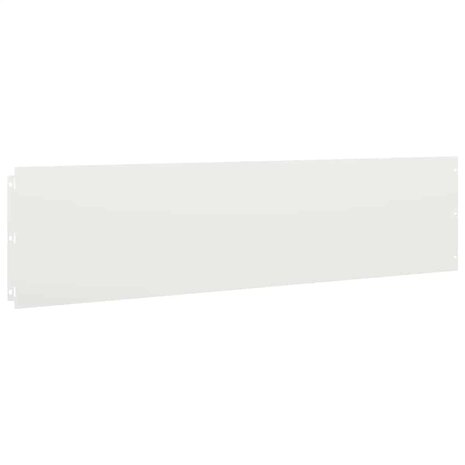 Gazonranden 10 st 25x103 cm koudgewalst staal wit 4