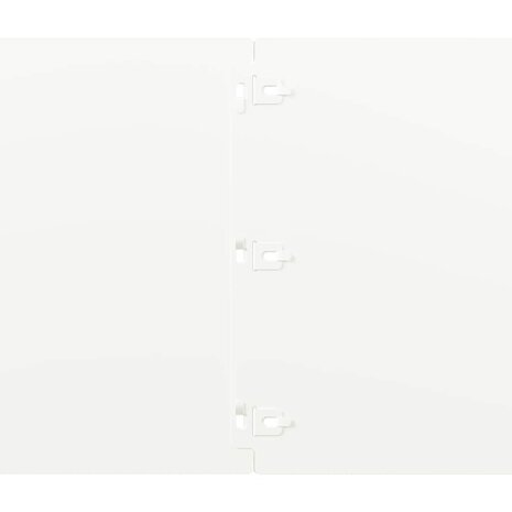 Gazonranden 10 st 25x103 cm koudgewalst staal wit 7