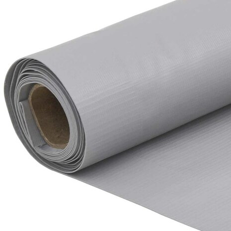 Balkonscherm 1000x90 cm PVC grijs 5