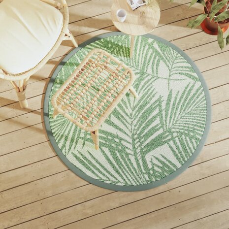 Buitenkleed ARAKIL Ø120 cm polypropeen groen 1