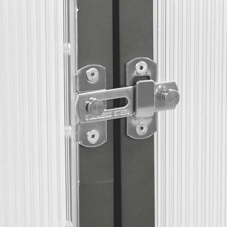 Tuinkas met basisframe 224x169x202 cm aluminium antracietkleur 7