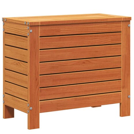Tuinvoetenbank 62x31,5x52 cm massief grenenhout wasbruin 6