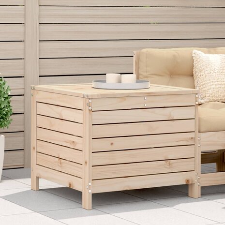 Tuinvoetenbank 62x63,5x53,5 cm massief grenenhout 1