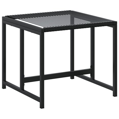 Tuinkrukken 4 st poly rattan zwart 7