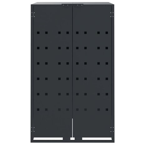 Containerberging 3 containers 207x79x117 cm staal antraciet 5