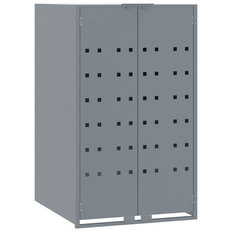 Containerberging voor 1 container 69x79x117 cm staal grijs 2