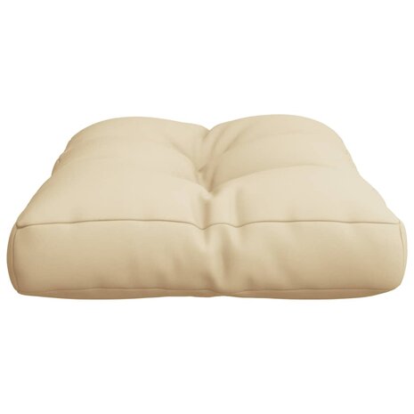 Palletkussen 60x40x12 cm stof beige 6