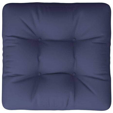 Palletkussen 60x61,5x10 cm stof marineblauw 6