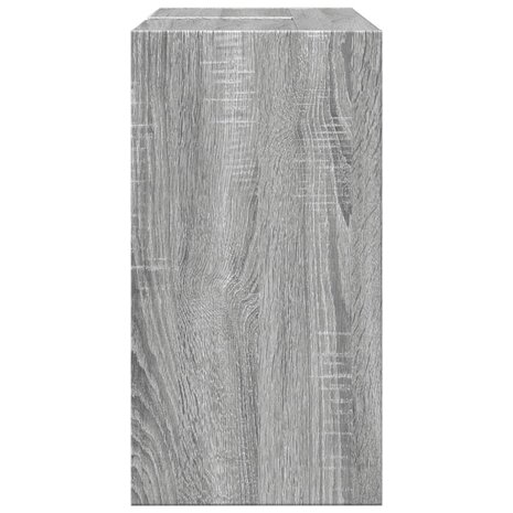 Wastafelkast 63x29x55 cm bewerkt hout grijs sonoma eikenkleurig 6