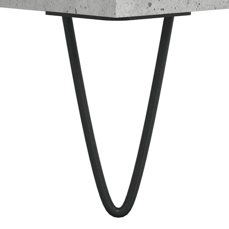 Badkamerkast 58x33x60 cm bewerkt hout betongrijs 9