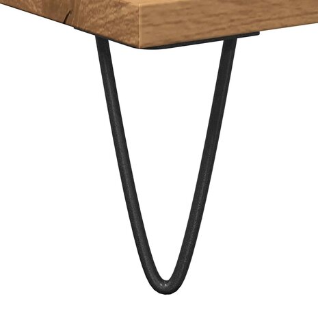 Badkamerkast 58x33x60 cm bewerkt hout artisanaal eikenkleurig 9