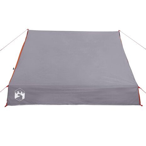 Tent A-frame 2-persoons waterdicht grijs en oranje 8
