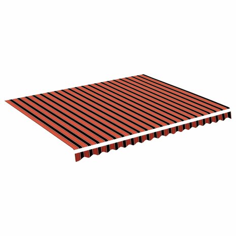 Vervangingsdoek voor luifel 4,5x3,5 m oranje en bruin 2