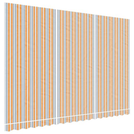 Vervangingsdoek voor luifel gestreept 4,5x3 m meerkleurig 2