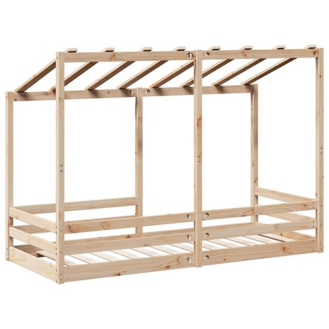Kinderbed met bedhuis 90x190 cm massief grenenhout 6