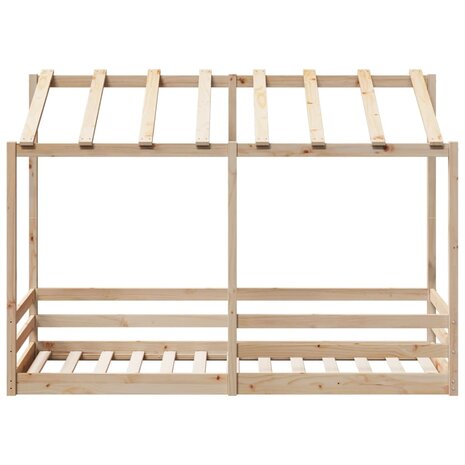 Kinderbed met bedhuis 75x190 cm massief grenenhout 4