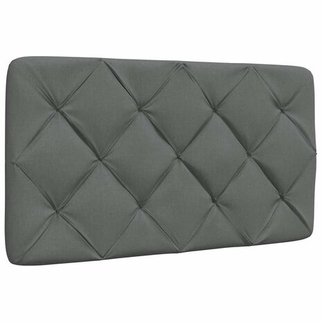 Bed met matras stof donkergrijs 90x190 cm 9