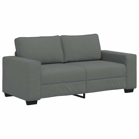 2-zitsbank 140 cm stof donkergrijs 2