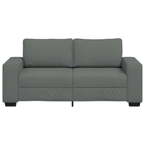 2-zitsbank 140 cm stof donkergrijs 4