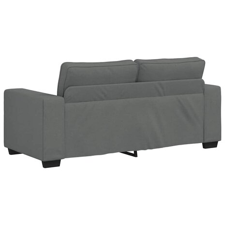 2-zitsbank 140 cm stof donkergrijs 6