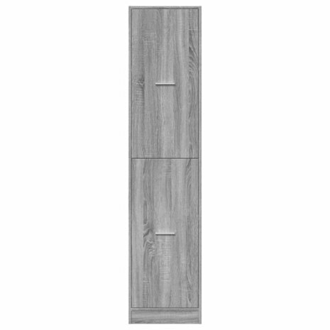 Apothekerskast 40x41x174,5 cm bewerkt hout grijs sonoma eiken 5