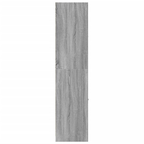 Apothekerskast 40x41x174,5 cm bewerkt hout grijs sonoma eiken 6