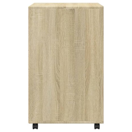 Rolkast 60x48x81 cm bewerkt hout sonoma eikenkleurig 5