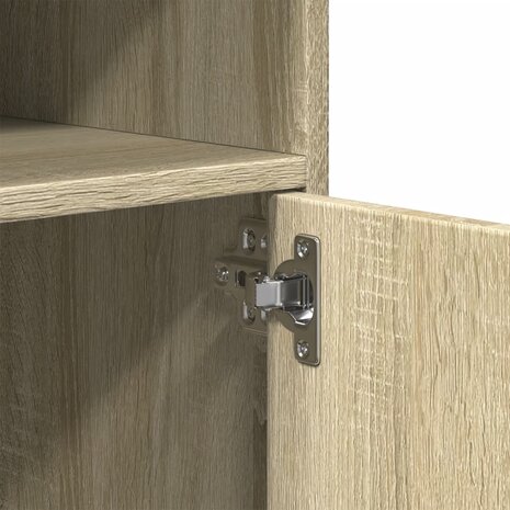 Rolkast 60x48x81 cm bewerkt hout sonoma eikenkleurig 8