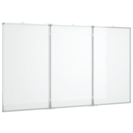 Whiteboard magnetisch inklapbaar 150x100x1,7 cm aluminium 2