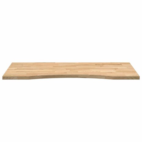 Bureaublad rechthoekig 100x50x2,5 cm onbehandeld eikenhout 5