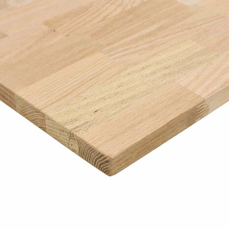 Bureaublad rechthoekig 100x50x2,5 cm onbehandeld eikenhout 8
