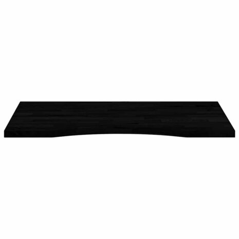 Bureaublad rechthoekig 80x50x2,5 cm eikenhout donkerbruin 5