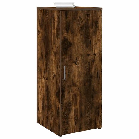 Opbergkast 40x45x103,5 cm bewerkt hout gerookt eikenkleur 1
