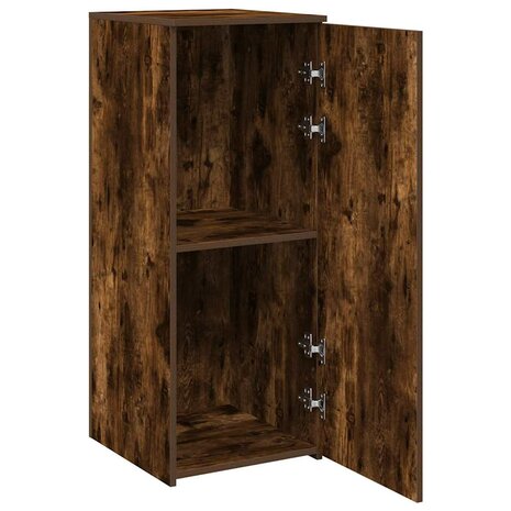 Opbergkast 40x45x103,5 cm bewerkt hout gerookt eikenkleur 4