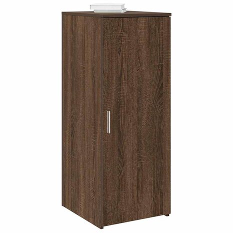 Opbergkast 40x45x103,5 cm bewerkt hout bruin eikenkleurig 1