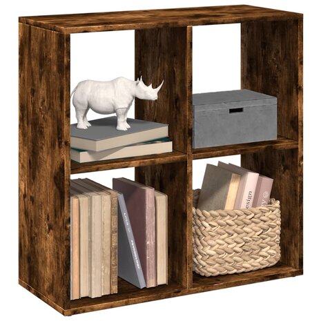 Kamerscherm / boekenkast 69,5x29x69,5 cm hout gerookt eiken 1