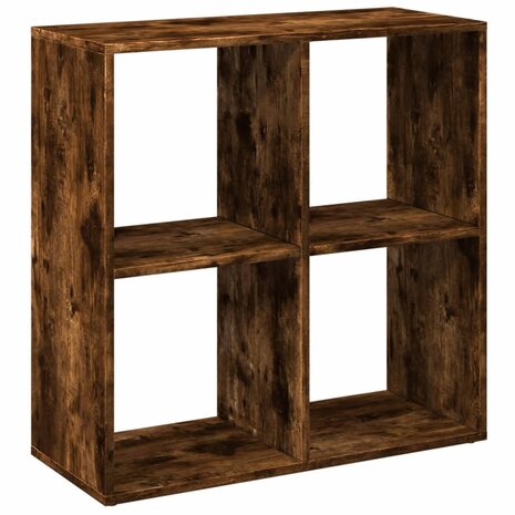 Kamerscherm / boekenkast 69,5x29x69,5 cm hout gerookt eiken 7