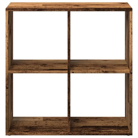 Kamerscherm / boekenkast 69,5x29x69,5 cm hout oud houtkleur 5