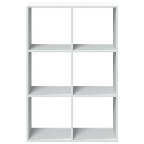 Kamerscherm / boekenkast 69,5x29x103,5 cm bewerkt hout wit 5