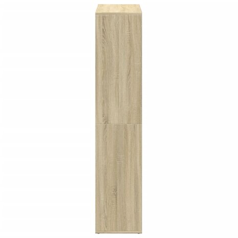 Kamerscherm / boekenkast 69,5x29x137,5 cm hout sonoma eiken 6