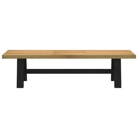 Eetbank NOAIN A-vormige poten 180x40x45 cm massief hout 3
