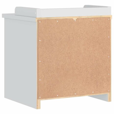 Gangbankje SANDNES wit 45x40x50 cm massief grenenhout 7