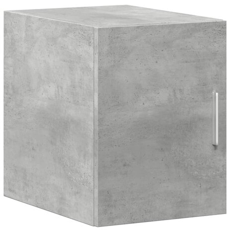 Wandkast 30x42,5x40 cm bewerkt hout betongrijs 2
