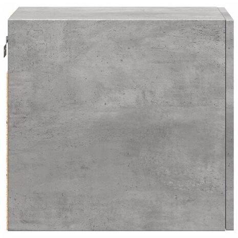 Wandkast 30x42,5x40 cm bewerkt hout betongrijs 5