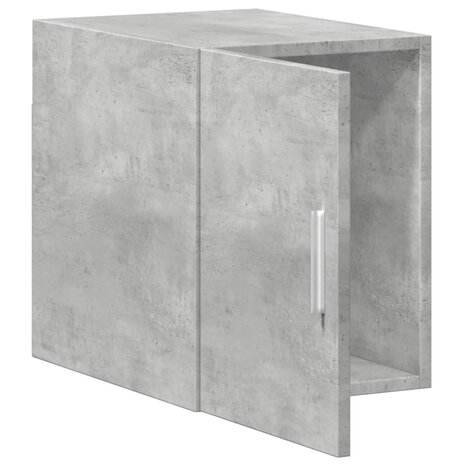 Wandkast 30x42,5x40 cm bewerkt hout betongrijs 8