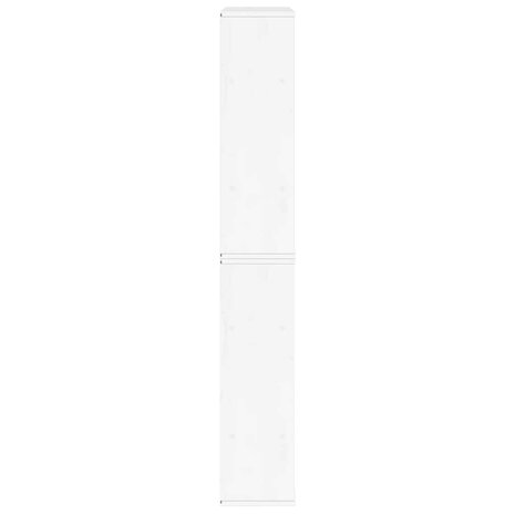 Bijzetkasten 4 st "ODDA" 40x24x79 cm massief grenenhout wit 7