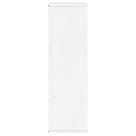 Bijzetkast met lades ODDA 40x24x79 cm massief grenenhout wit 7