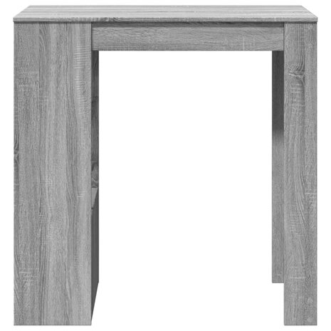 Bartafel met rekken 102x50x103,5 cm bewerkt hout grijs sonoma 4