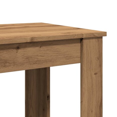 Bartafel 51x50x103,5 cm bewerkt hout artisanaal eikenkleurig 7