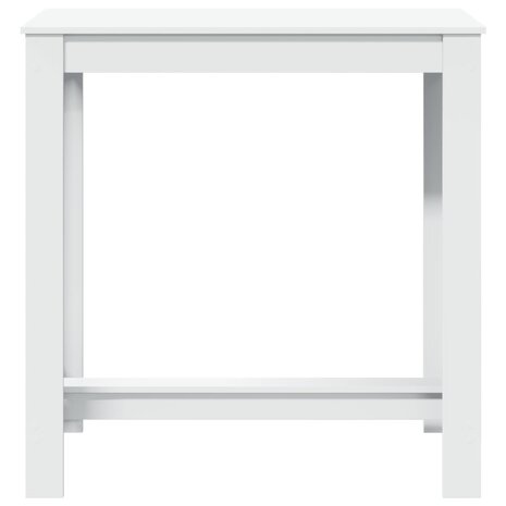Bartafel 102x50x103,5 cm bewerkt hout wit 4